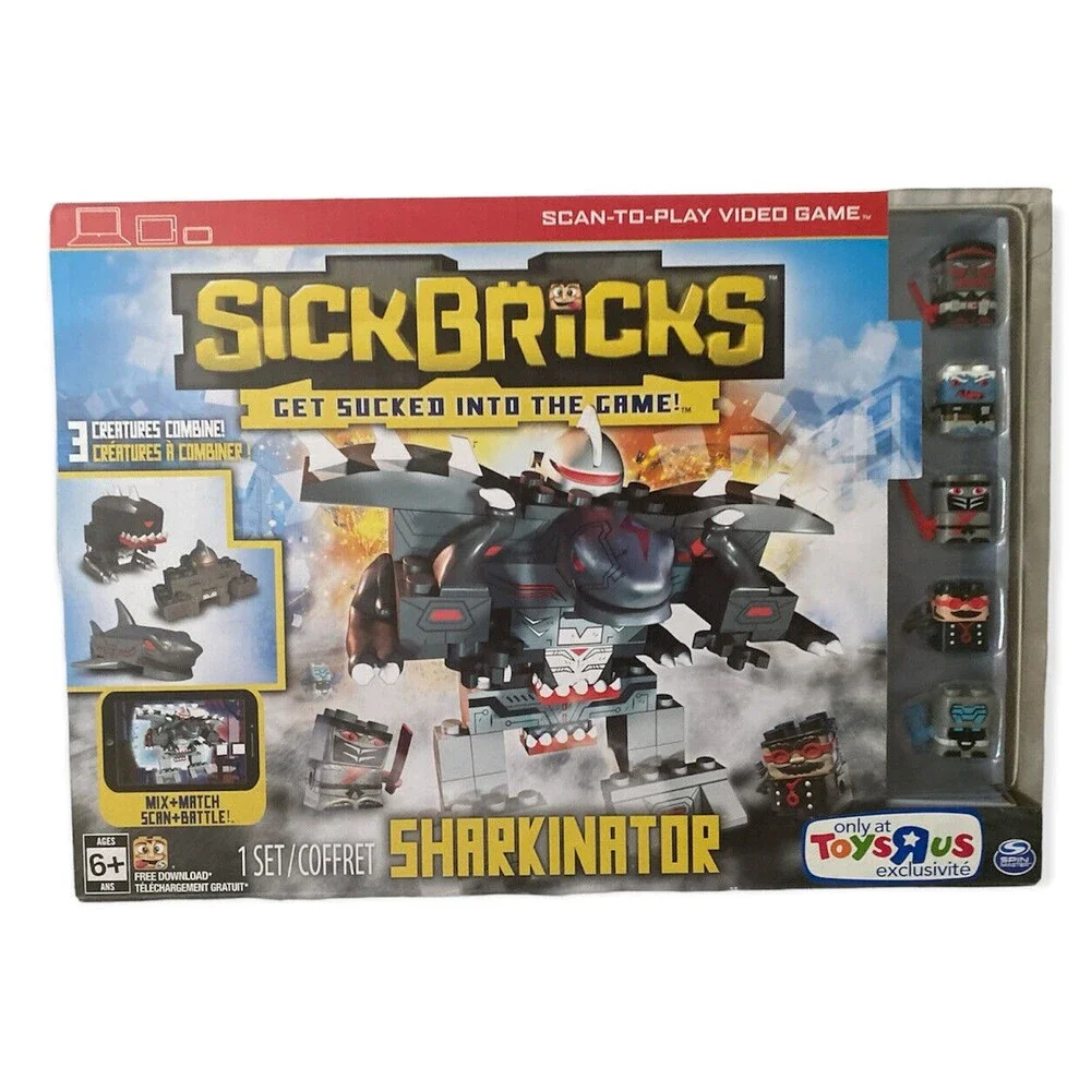 Sick Bricks Sharkinator Exclusive Playset ToysRus Exclusive New Retired